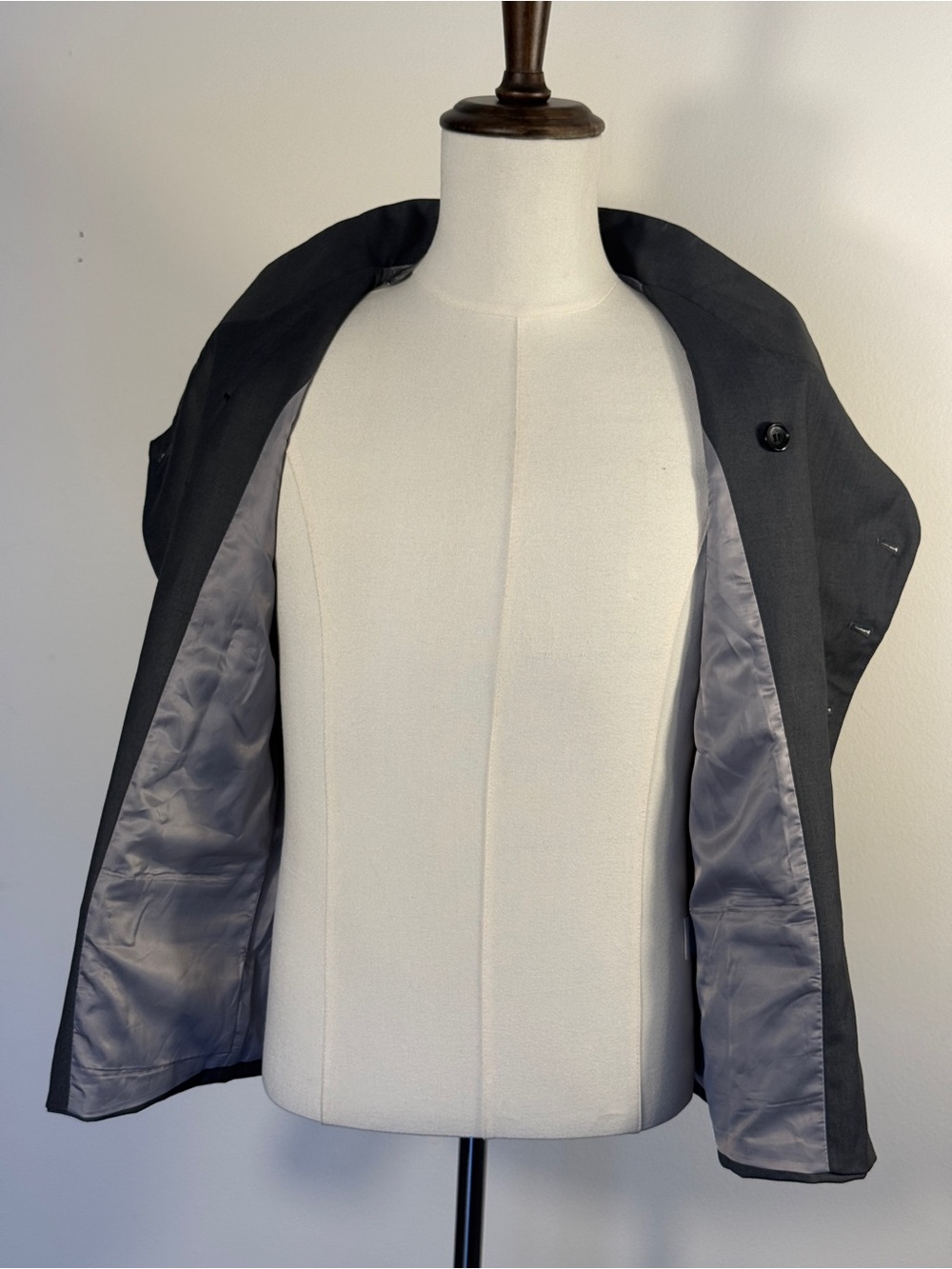W[dablju:]  Gray Avant Garde Asymmetric Vest XL - Picture 5 of 8
